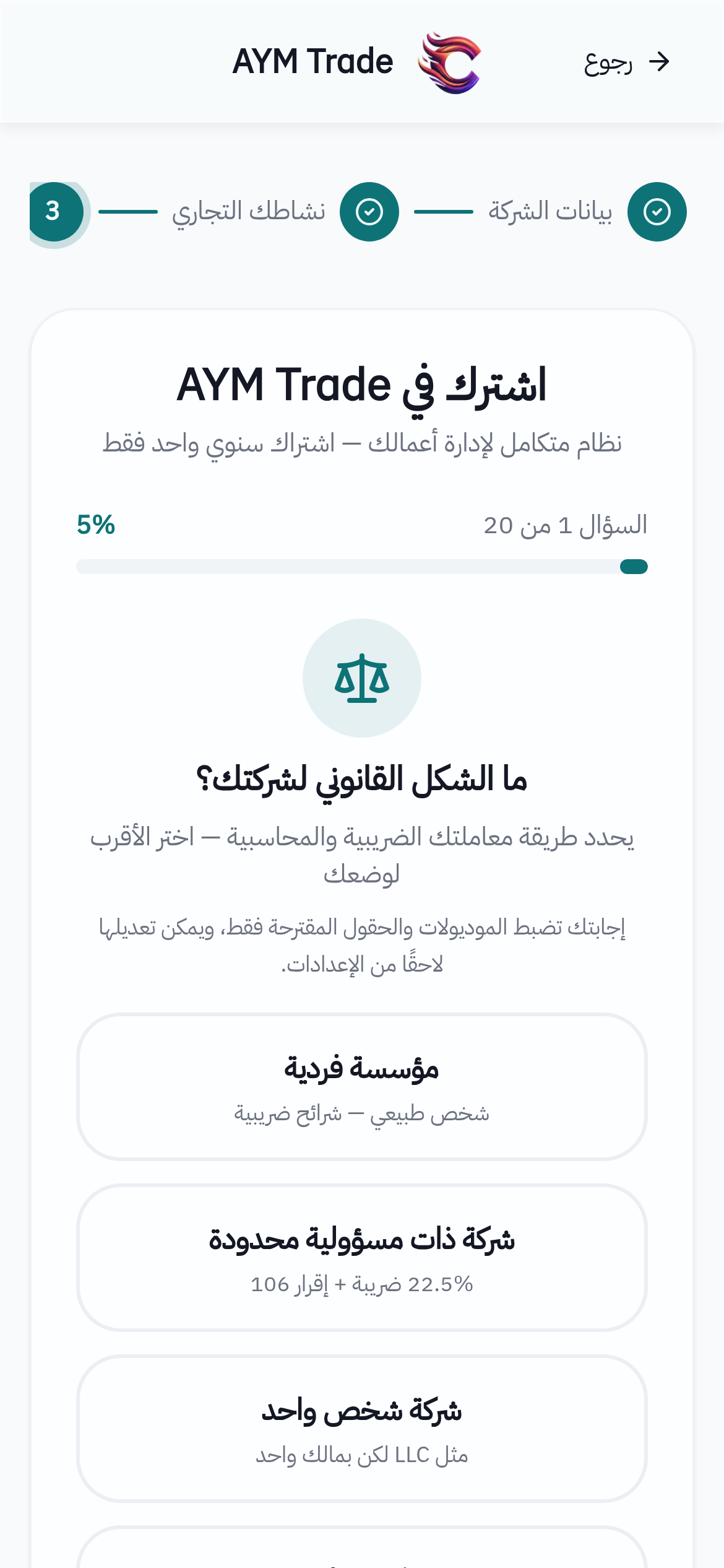 بيانات الشركة